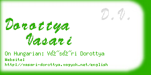 dorottya vasari business card